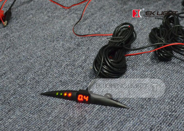 ডিজিটাল LED ডিসপ্লে গাড়ির স্বয়ংক্রিয় ঘড়ি পার্কিং সেন্সর 30cm-250CM ডিটেকশন